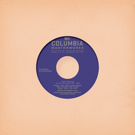 皮亚蒂戈尔斯基: 早期录音