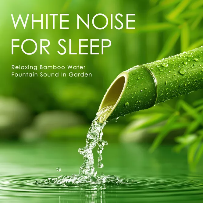 ASMR白噪音睡眠 放鬆庭園竹筒流水聲 (White Noise For Sleep – Relaxing Bamboo Water Fountain Sound In Garden)